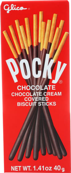 Glico Pocky Chocolate Cream Biscuit Sticks, 1.41 Oz