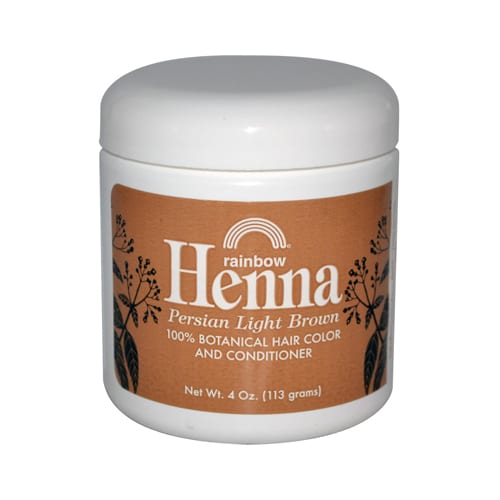 Rainbow Research Henna Hair Color And Conditioner Persian Light Brown 4 Oz