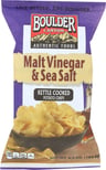 Boulder Canyon Malt Vinegar & Sea Salt Kettle Chips, 6.5 Oz