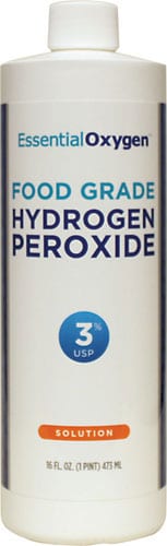 Essential Oxygen Hydrogen Peroxide 3% - Food Grade  - 16 Oz