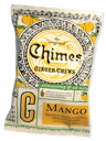 Chimes Mango Ginger Chews Bag, 5 Oz