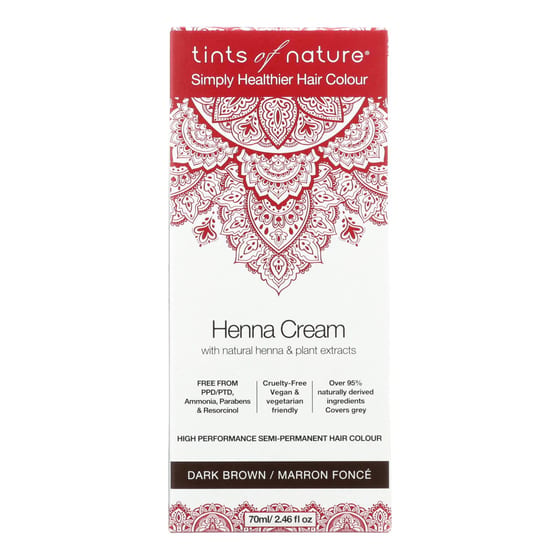 Tints Of Nature - Henna Cream Dark Brown - 2.46 Fz