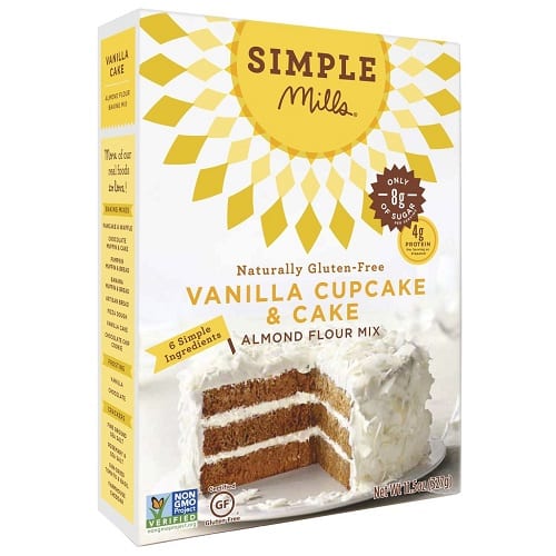 Simple Mills Almond Flour Vanilla Cake Mix - Case Of 6 - 11.5 Oz.