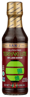San J: Sauce Teriyaki Lite, 10 Fo