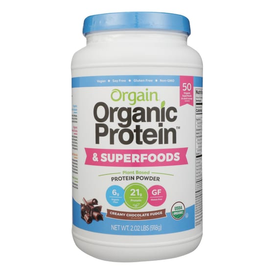 Orgain - Protein Powder Plnt Ch Fud - 1 Each - 2.02 Lb