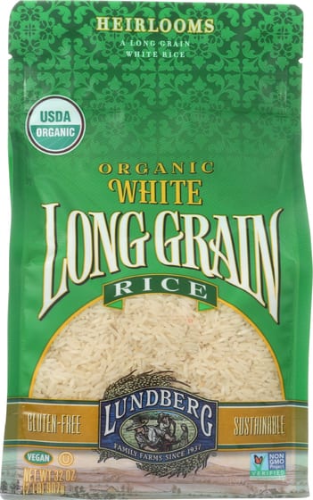 Lundberg Family Farms Organic White Long Grain Rice, 32 Oz