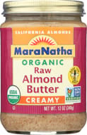 Maranatha Organic Raw Creamy Almond Butter, 12 Oz