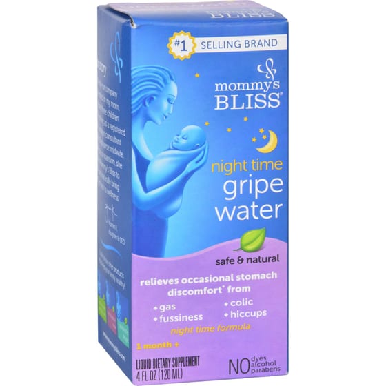 Mommy's Bliss Gripe Water Night Time 4 Oz