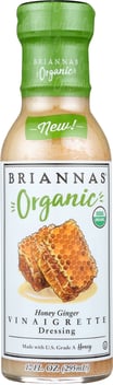 Briannas: Dressing Honey Ginger Vinaigrette, 10 Oz