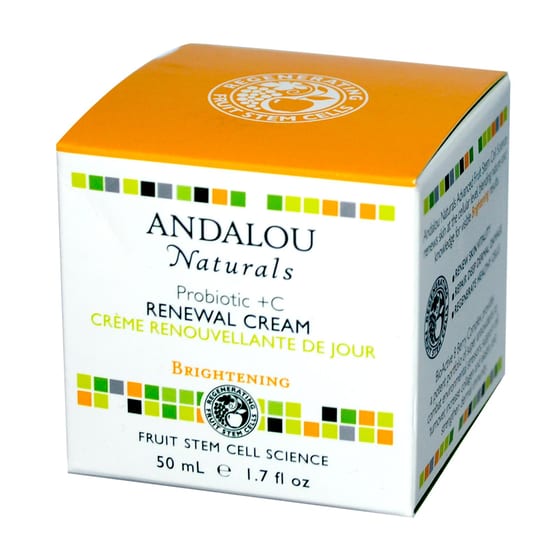 Andalou Naturals Renewal Cream Brightening Probiotic Plus C - 1.7 Fl Oz