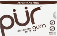 Pur: Chocolate Mint Gum, 9 Pc