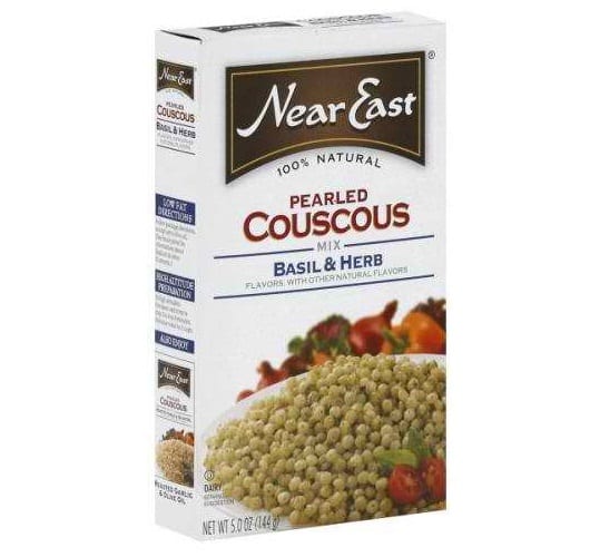 Near East Couscous Mix - Pearl Basil And Herb - Case Of 12 - 5 Oz.