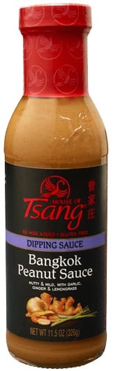 House Of Tsang Bangkok Padang Peanut Sauce - Case Of 6 - 11.5 Oz.