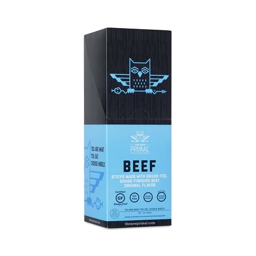 The New Primal Beef Stick - Case Of 20 - 1 Oz