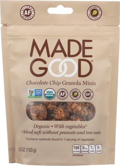 Madegood Chocolate Chip Granola Pouch, 3.5 Oz