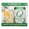 Q Drinks - Ginger Ale - Case Of 6/4 Packs/7.5oz Cans