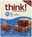 Think!: Bar Brwnie Crnch Gf 5pc, 10.5 Oz