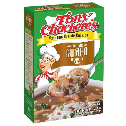 Tony Chachere's Creole Gumbo Dinner Mix - Case Of 12 - 8 Oz