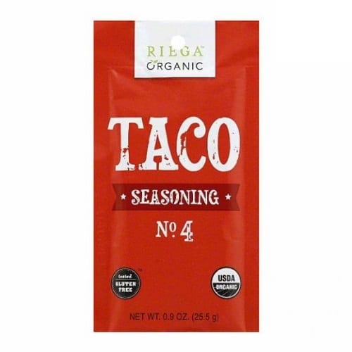 Riega Foods Seasoning - Organic - Taco - No. 4 - .9 Oz - Case Of 8