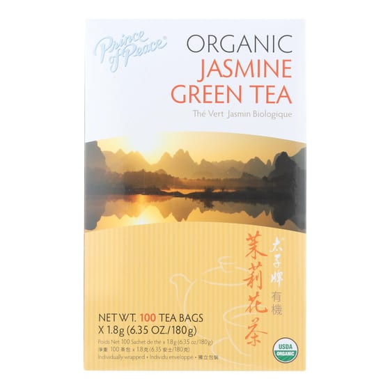 Prince Of Peace Organic Green Tea Jasmine - 100 Tea Bags