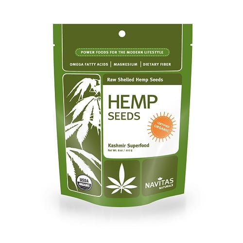 Navitas Naturals Hemp Seeds - Organic - Shelled - 8 Oz - Case Of 12