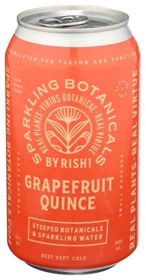 Rishi Tea: Beverage Sparkling Grapefruit Quince, 12 Fo