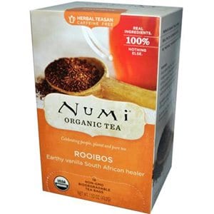 Numi Red Mellow Bush Rooibos Tea - 18 Tea Bags - Case Of 6