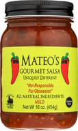 Mateo's: Gourmet Mild Salsa, 16 Oz