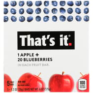 Thats It: Bar Apple Blueberry 5ct, 6 Oz