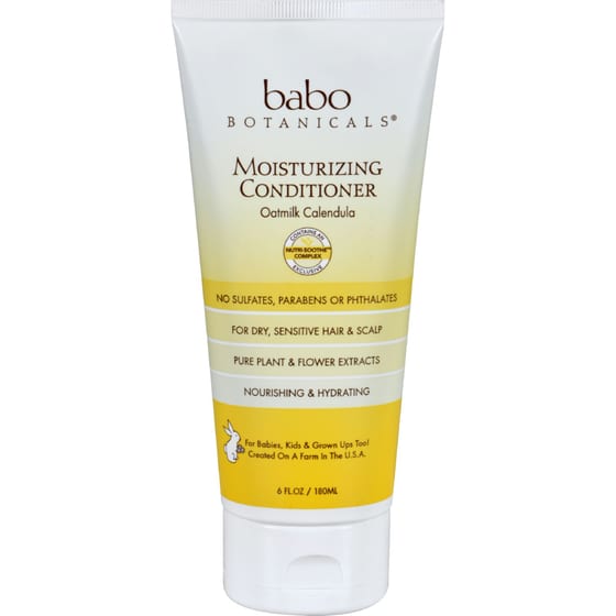 Babo Botanicals Conditioner Moisturizing Oat Milk 6 Oz