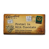 Chocolove Xoxox - Premium Chocolate Bar - Milk Chocolate - Pretzel - 2.9 Oz Bars - Case Of 12