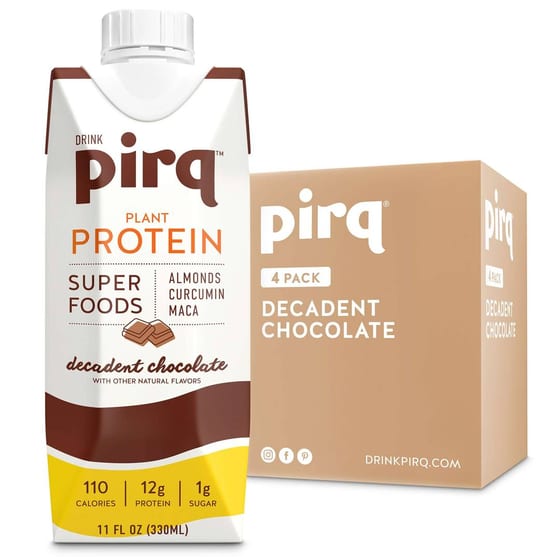 Pirq: Plant Prtn Chocolate 4pk, 44 Fo
