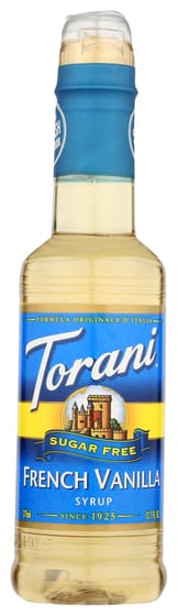 Torani: Sugar Free French Vanilla Flavoring Syrup, 12.7 Oz