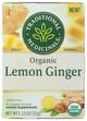 Traditional Medicinals: Tea Lemon Ginger Org, 16 Bg