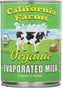 California Farms: Organic Evaporated Milk, 12 Oz