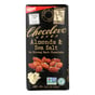 Chocolove Xoxox - Bar - Almond - Sea Salt - 70% Dark Chocolate - Case Of 12 - 3.2 Oz