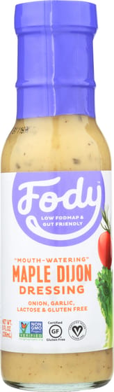 Fody Food Co Low Fodmap Maple Dijon Salad Dressing, 8 Fl Oz