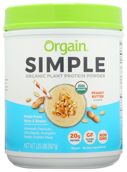 Orgain: Protein Simple Pwdr Pnt B, 1.25 Lb