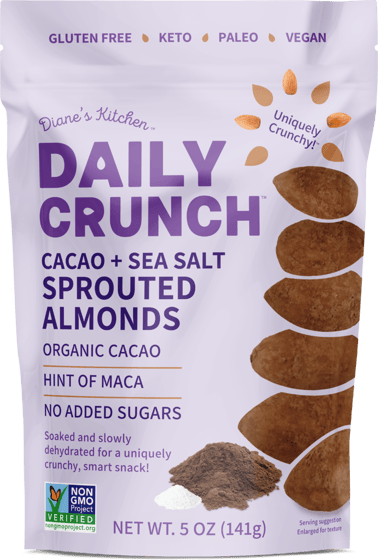 Daily Crunch: Almonds Sprtd Cacao Ssalt, 5 Oz