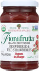 Rigoni: Fiordifrutta Organic Fruit Spread Strawberry, 8.82 Oz