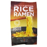 Lotus Foods Ramen - Organic - Millet And Brown Rice - With Miso Soup - 2.8 Oz - Case Of 10