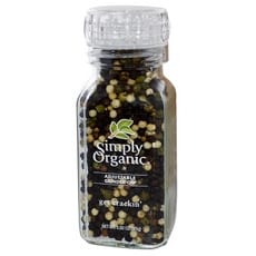 Simply Organic Get Crackin Peppercorn Mix - Organic - Grinder - 3 Oz