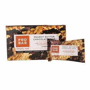 Probar Organic Peanut Butter Chocolate Chip Bar - Case Of 12 - 3 Oz