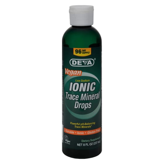 Deva Vegan Ionic Trace Mineral Drops (8 Fl Oz)