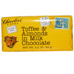 Chocolove Xoxox - Premium Chocolate Bar - Milk Chocolate - Toffee And Almonds - 3.2 Oz Bars - Case Of 12
