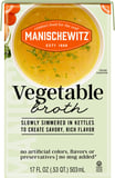 Manischewitz: Broth Vegtable Aseptic, 17 Fo