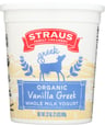 Straus: Organic Whole Milk Greek Vanilla Yogurt, 32 Oz