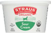 Straus Organic Sour Cream, 16 Oz