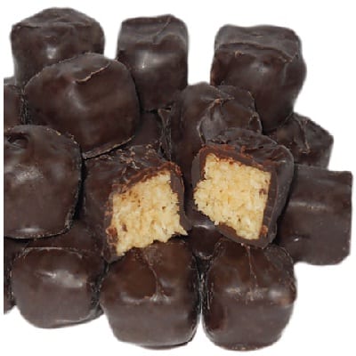 Sunridge Farms Dark Chocolate Coconut Chews - Single Bulk Item - 10lb