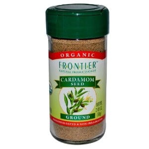 Frontier Herb Cardamom Seed - Organic - Ground - Decorticated - No Pods - 2.08 Oz